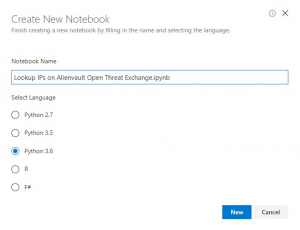 Azure Sentinel Notebooks